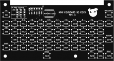 i2c mini keyboard 55 keys