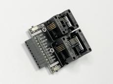 SOP8 SPI flash adapter for Bus Pirate 5