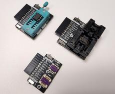 SPI flash adapters for Bus Pirate 5 (set of 3)