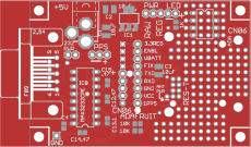 RS 232 interface with proto area   with GPS support