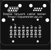Simple network cable tester