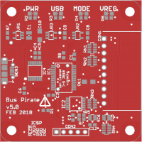 Updated Bus Pirate v3.x concept design (Molex USB connector)