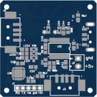 usb hub +cp2102 uart