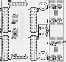 Breakoutboard for TLC5927 LED Driver