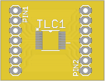 Standart 14 pins SMD to breadboard