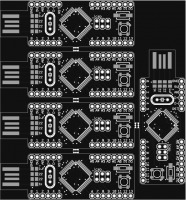 Gumstick sized Arduino compatible board