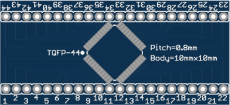 BreakoutBoard TQFP 44 10x10
