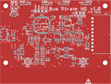 Bus Pirate NG1 alpha 3 PCB